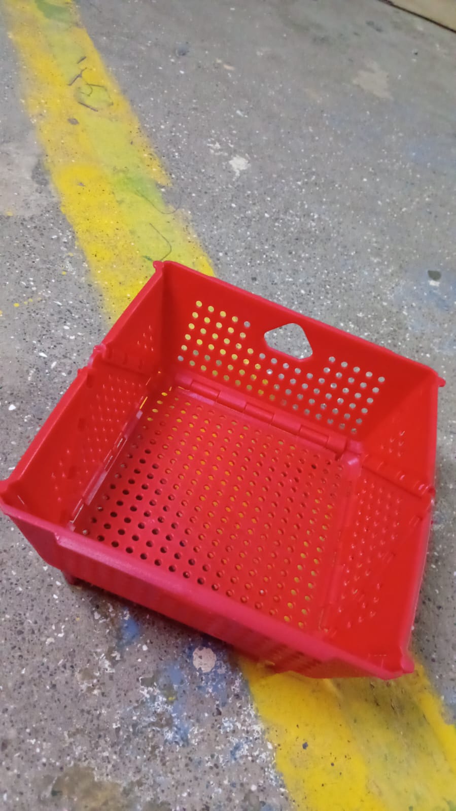 Flexi fold Storage Basket Box with Holes Ventilated Design (23×20 Cm / 1 Pc) Flexi fold Storage Basket Box with Holes Ventilated Design (23×20 Cm / 1 Pc)